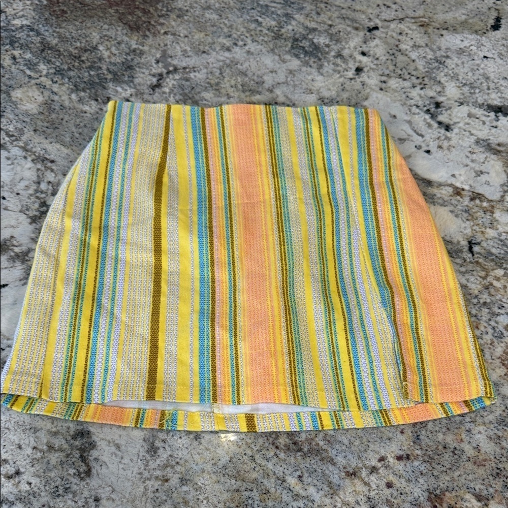 Striped Multicolor Skirt Girls Size 6X